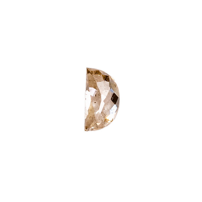 0.15ct 3.37x1.84 & 3.28x1.95mm SET OF TWO HALF MOON DOUBLE CUT SALT & PEPPER DIAMONDS-2