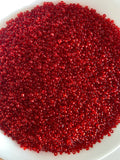 2mm or 11/0 Red Seed Beads Bulk 450g Glass Beads for Beaded Jewelry, Bracelets, Waistbeads, Chokers Jewelry Making & Crafts