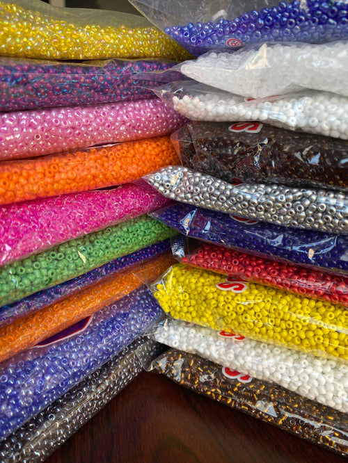3mm - 8/0 Seed Beads Glass Seed Beads For Jewelry Making, Bracelet Necklace Earrings Beaded Jewelry - 450 gram