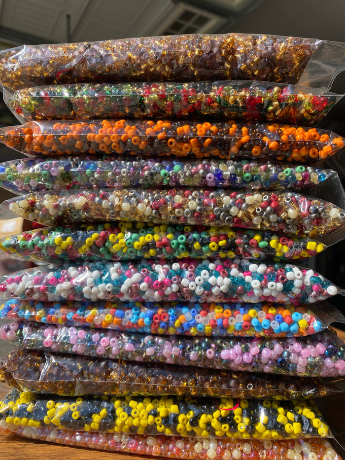 4mm- 6/0 Glass Seed Beads For Jewelry Making,  DIY Waist beads, Bracelet Necklace Earrings