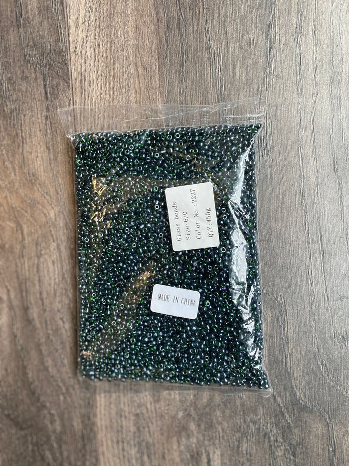 4mm Black Seed Beads- 6/0 Glass Seed Beads For Jewelry Making,  DIY Waist beads, Bracelet Necklace Earrings
