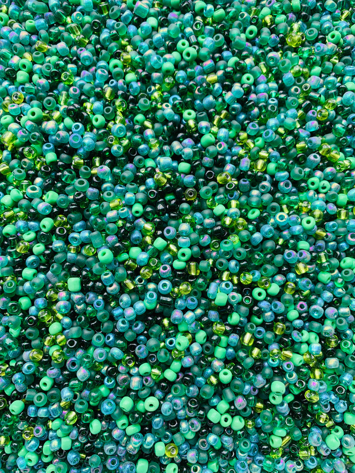 Mixed Colors- 4mm- 6/0 Glass Seed Beads For Jewelry Making,  DIY Waist beads, Bracelet Necklace Earrings