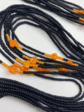 Black Waist Bead- Sunset love