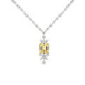 Abélia Yellow Cushion Necklace