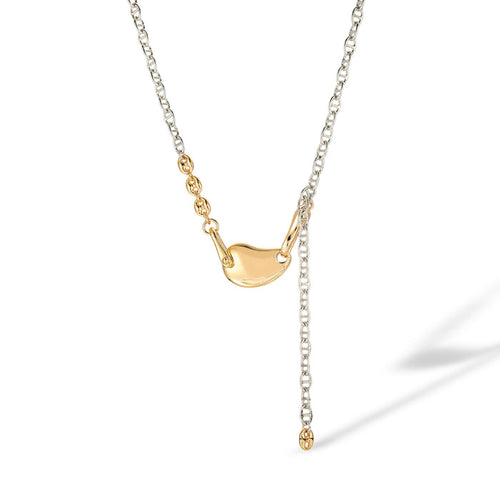 Abigaëlle Two-Tone Organic Pebble Necklace