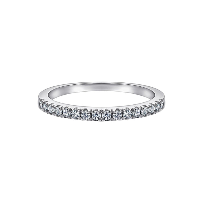 Adélaïde White Heart Ring Set