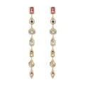 Adelrike Multicolor Mixed Shape Drop Earrings