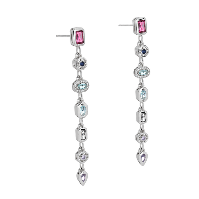 Adelrike Multicolor Mixed Shape Drop Earrings