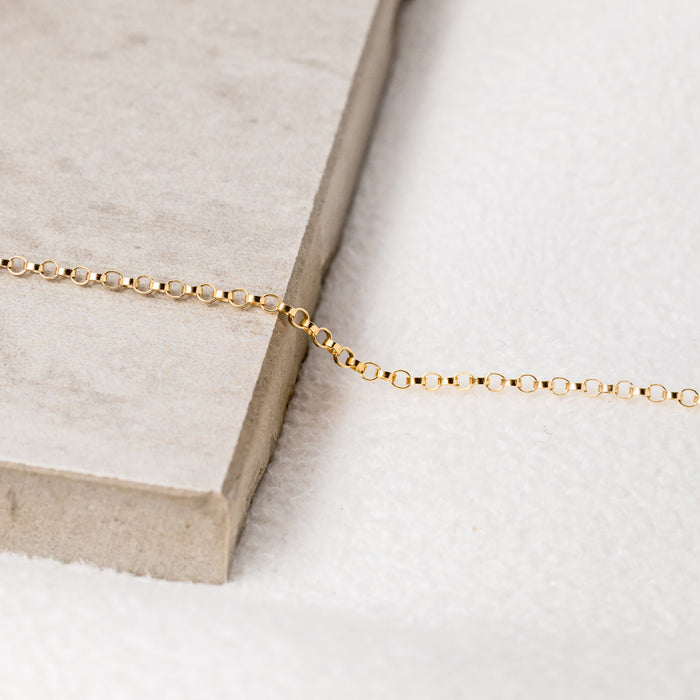 ADJUSTABLE THREADER ROLO CHAIN NECKLACE-1