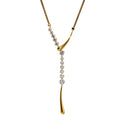Agatha 18K Gold Y-Shaped Drop Necklace