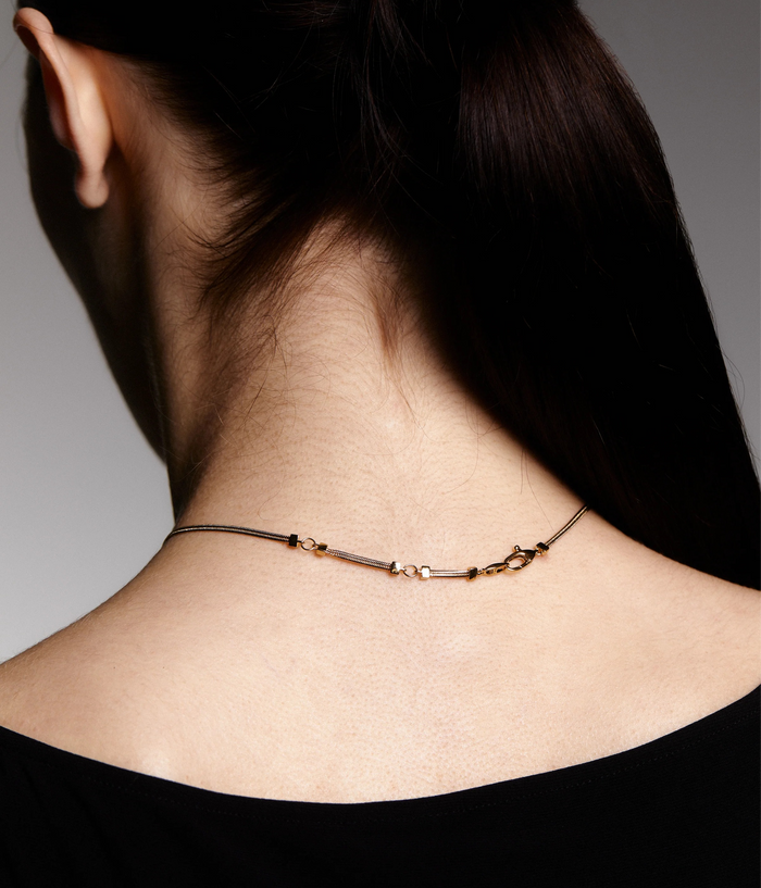 Agatha 18K Gold Y-Shaped Drop Necklace