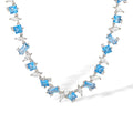 Alleaume Blue Mixed Shape Necklace