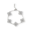 Amalthee White Trèfle Bracelet