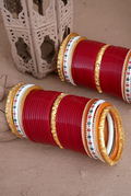 Aman Red Wedding Punjabi Jewellery