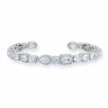 Amandine White Mixed Shape Bangle