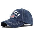 American Flag Embroidery Baseball Cap