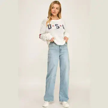American USA Graphic Sweater