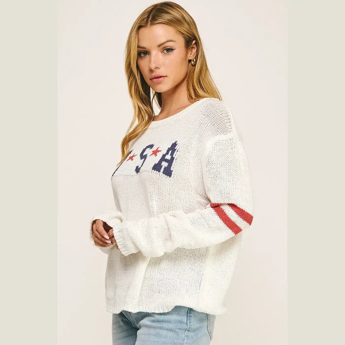 American USA Graphic Sweater