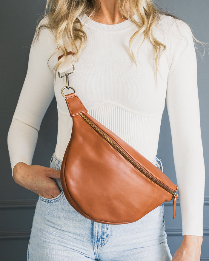 Amy Crossbody Bag | Dark Brown Genuine Leather Everyday Purse