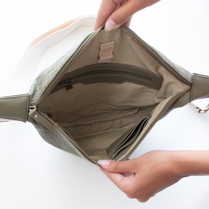 Amy Crossbody Bag | Matcha Everyday Vegan Leather Purse