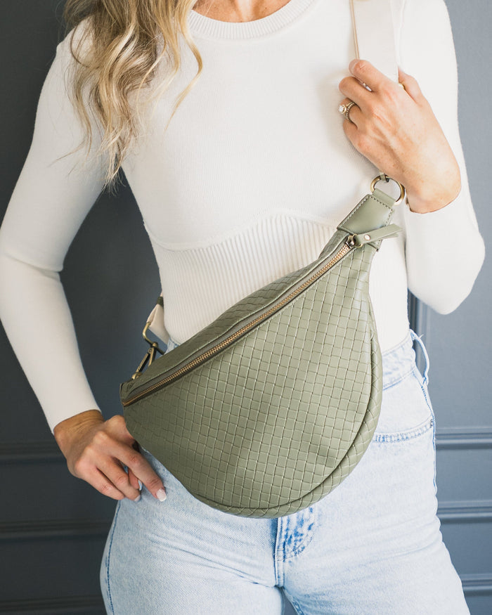 Amy Crossbody Bag | Matcha Everyday Vegan Leather Purse