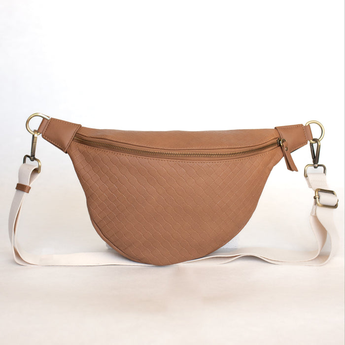 Amy Crossbody Bag | Saddle Everyday Vegan Leather Purse