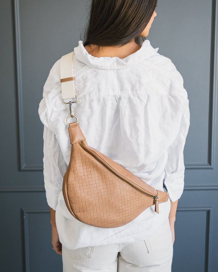 Amy Crossbody Bag | Saddle Everyday Vegan Leather Purse