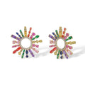 Angeline Multicolor Mixed Shape Earrings