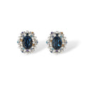 Aubépine Oval Pearl Stud Earrings