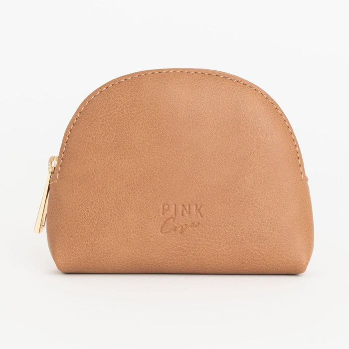 Ava Pouch | Vegan Leather Mini Zip Accessory Case