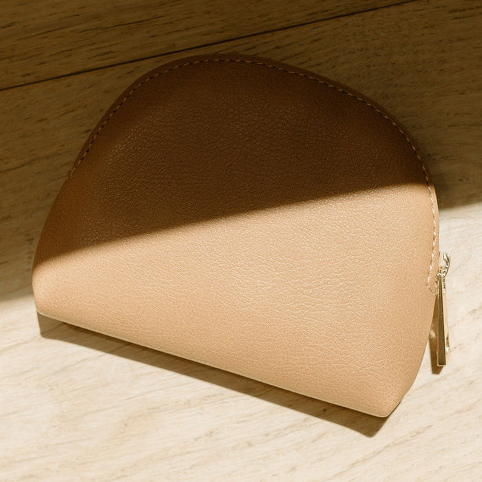 Ava Pouch | Vegan Leather Mini Zip Accessory Case