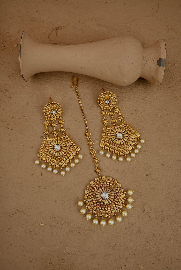 Babool Ranihaar Handcrafted Gold Plated