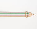 BAG STRAPS | 14K GLITTER PINK/GREEN | GOLD