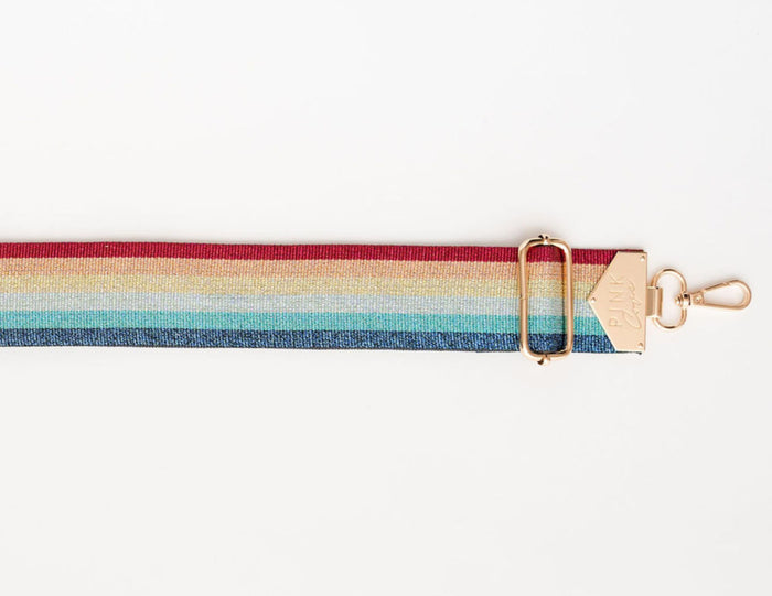 BAG STRAPS | 14K GLITTER RAINBOW | GOLD