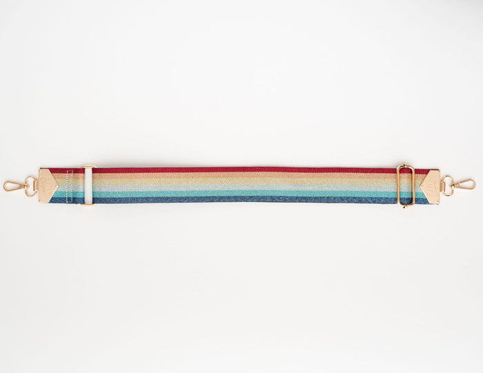BAG STRAPS | 14K GLITTER RAINBOW | GOLD