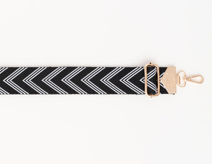 BAG STRAPS | ARROWS BLACK | GOLD