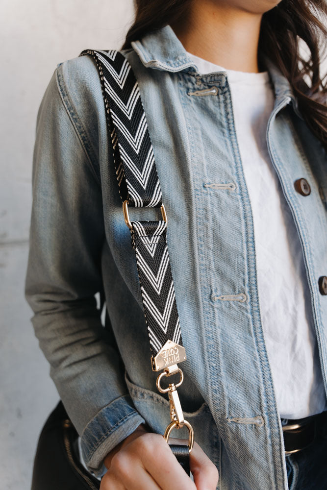 BAG STRAPS | ARROWS BLACK | GOLD