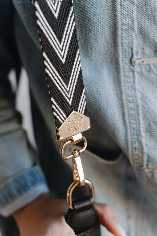 BAG STRAPS | ARROWS BLACK | GOLD