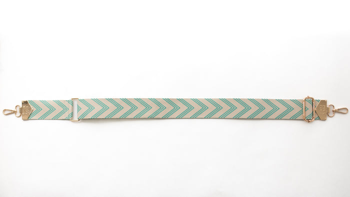 BAG STRAPS | ARROWS BLUE | GOLD