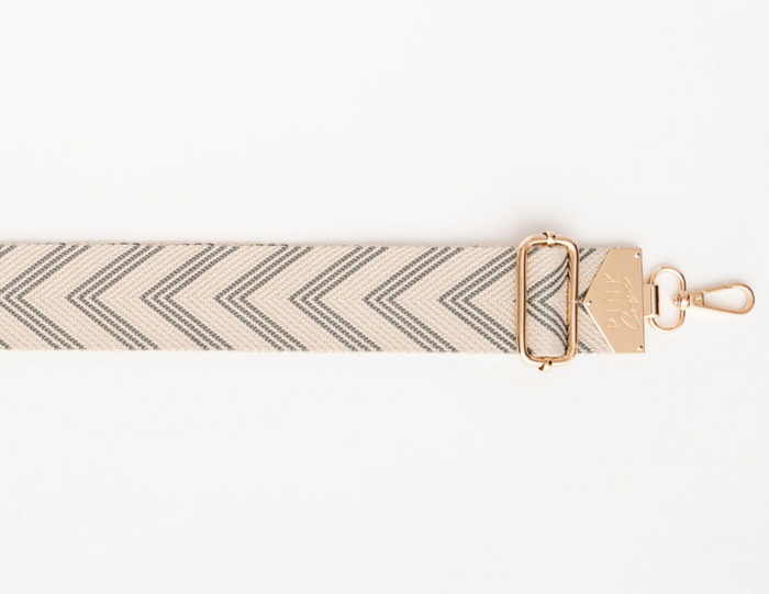 BAG STRAPS | ARROWS GRAY | GOLD