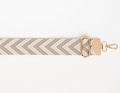 BAG STRAPS | ARROWS GRAY | GOLD
