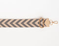 BAG STRAPS | ARROWS NAVY | GOLD