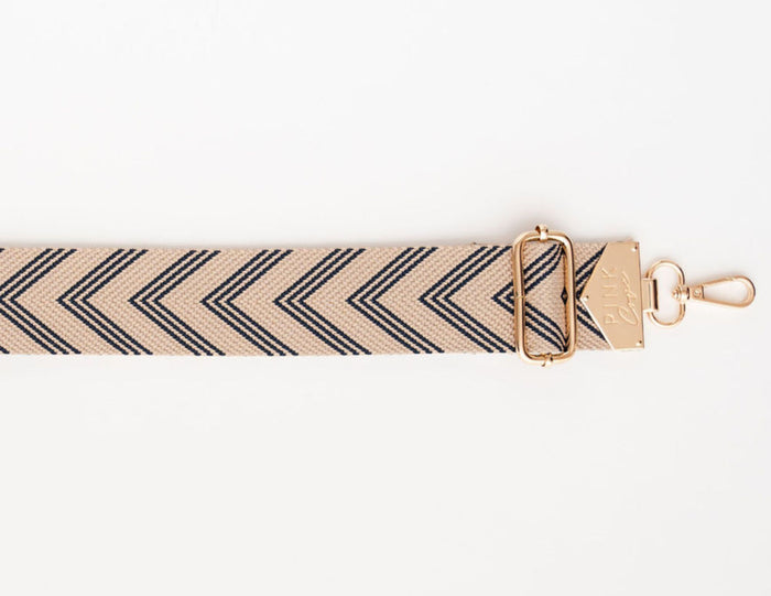 BAG STRAPS | ARROWS NAVY | GOLD