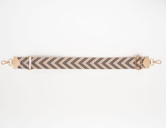 BAG STRAPS | ARROWS NAVY | GOLD