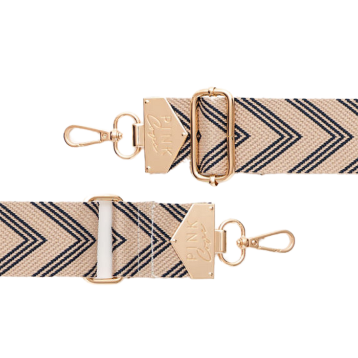 BAG STRAPS | ARROWS NAVY | GOLD