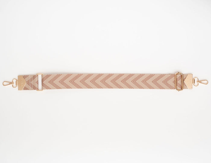 BAG STRAPS | ARROWS PINK | GOLD