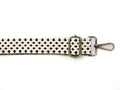 BAG STRAPS | BLACK GEO | BRASS