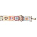 BAG STRAPS | BLOCK FLOWER | BRASS