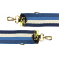 BAG STRAPS | BLUE STRIPES | GOLD