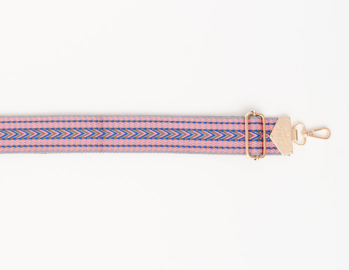 BAG STRAPS | BUBBLEGUM | GOLD